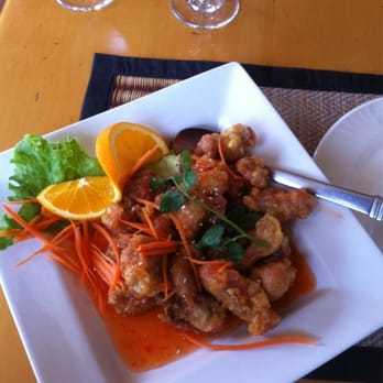 Aroma Thai - Crispy tender Thai Orange Chicken - Thai Near Me - Imperial Beach, California