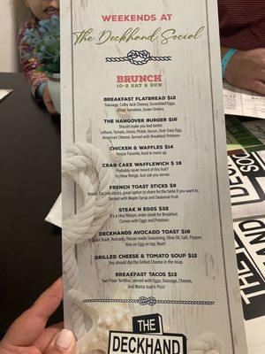 Menu photo 4 The Deckhand Social Panama City Beach, FL