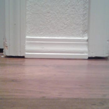 Carpet Source - Uneven door frames because they cut them too short - Carpeting Near Me - Albuquerque, New Mexico