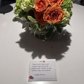 La Salle - You guys rock and I will be sending all of my clients your flowers from now on - Florists Near Me - Chicago, Illinois