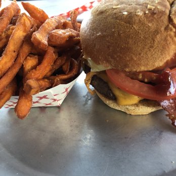 Burger Me! - Cowboy Burger Sweet Potato Fries - Burgers Near Me - Reno, Nevada Burger Me! - Cowboy Burger Sweet Potato Fries - Burgers Near Me - Reno, Nevada