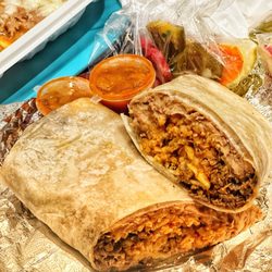 El Atacor Restaurant - Carne Asada Burrito.