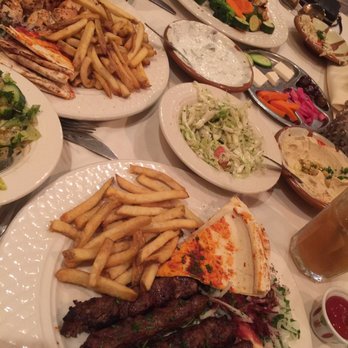Carousel Restaurant - 3 entrees that came w salads & 3 appetizer dips! - Middle Eastern Near Me - Glendale, California Carousel Restaurant - 3 entrees that came w salads & 3 appetizer dips! - Middle Eastern Near Me - Glendale, California