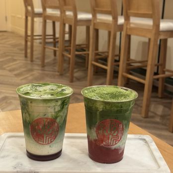 Taz Matcha - earl grey matcha and strawberry matcha - Cafes Near Me - Seattle, Washington Taz Matcha - earl grey matcha and strawberry matcha - Cafes Near Me - Seattle, Washington