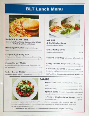 Menu photo 3 BLT Cafe St James St. James, NY