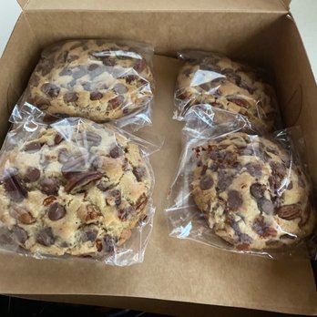 Cookie Confidant - Chocolate Chip Pecan Cookies/ My sister said that they are delicious. - Bakeries Near Me Cookie Confidant - Chocolate Chip Pecan Cookies/ My sister said that they are delicious. - Bakeries Near Me