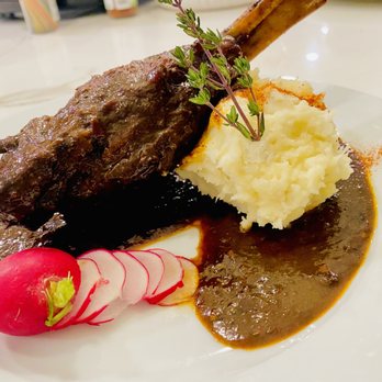 Messina Culinary - braised lamb shank wasabi mashed potatoes - Personal Chefs Near Me