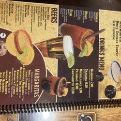 La Herradura - Drinks menu