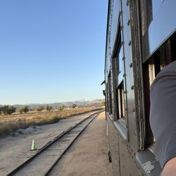 Pacific Southwest Railway Museum - View from our table in 1st class