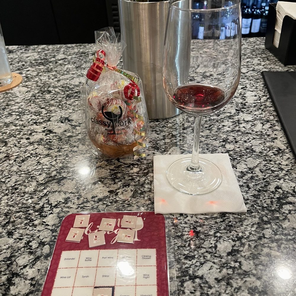 a wine glass and a wine bottle