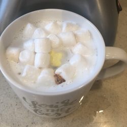 Given Utah - After pouring milk on the cocoa bomb