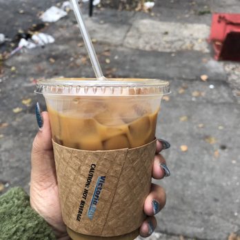 Ost Cafe - Large Cold Brew with Soy Milk - Coffee & Tea Near Me - New York, New York Ost Cafe - Large Cold Brew with Soy Milk - Coffee & Tea Near Me - New York, New York