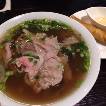 Pho Ten - No. 11 (Large) and an order of Spring Roll - Vietnamese Near Me - Richmond, British Columbia