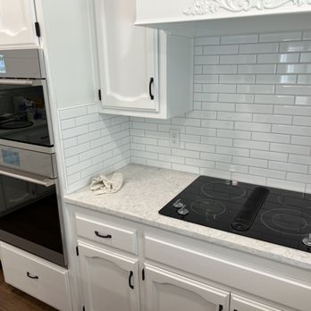 Appliance Install Plus - Finished install of downdraft cooktop & oven w/microwave on top - Appliances & Repair Near Me