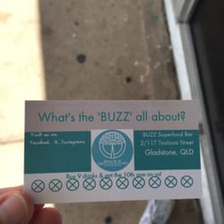 Buzz Superfood Bar - Loyalty card