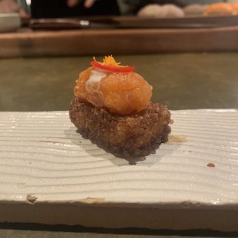 Oheya Houston - Crispy rice with salmon - Sushi Bars Near Me - Houston, Texas Oheya Houston - Crispy rice with salmon - Sushi Bars Near Me - Houston, Texas