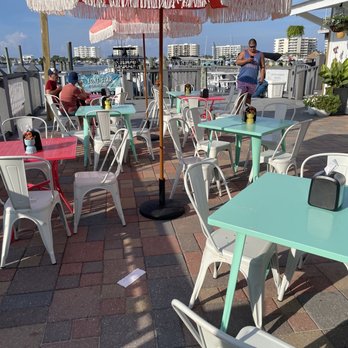 Beignets & Brew - Patio overlooking the docks - Coffee & Tea Near Me - Destin, Florida Beignets & Brew - Patio overlooking the docks - Coffee & Tea Near Me - Destin, Florida