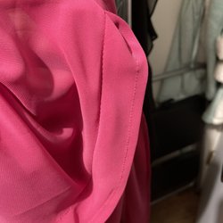Blue Ribbon Dry Cleaners and Tailors - Inside of side seam hem with extra material left so it puffs out on the sides
