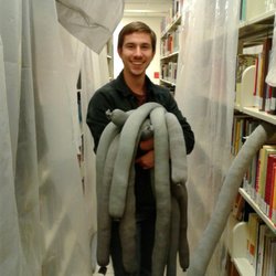 Georgetown University Library - Pertinent to my review, what are these things?! They were in the stacks!