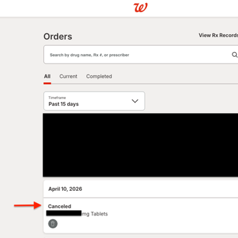 Walgreens - Walgreens Pharmacy canceled my prescription the same day is read "Processing" and they did so without explanation. - Drugstores Near Me - El Cerrito, California