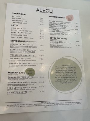 Menu photo 2 Aleoli Me Time Studio Katy, TX