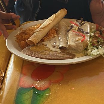 Mi Casa Restaurant - Flauta, chimichanga, chicken enchilada, make your own Creation Pick Any 3 - Mexican Near Me - Riverview, Florida