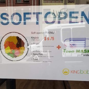 Kingbob - A mask special - Korean Near Me - San Francisco, California