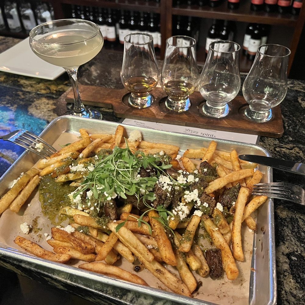 Oak Mountain Winery - Chimichurri steak fries, featured cocktail, spirit flight. - Wineries Near Me - Temecula, California Oak Mountain Winery - Chimichurri steak fries, featured cocktail, spirit flight. - Wineries Near Me - Temecula, California