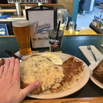 Fenders - Full chicken fried steak - Sports Bars Near Me - Fairbanks, Alaska