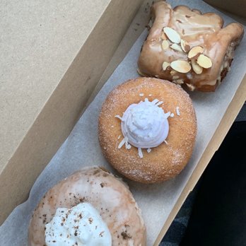 Doe Donuts - Portland Fog, Taro and Coconut, Bearclaw - Donuts Near Me - Portland, Oregon