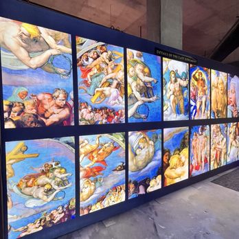 Michel Angelo Art and Legacy - Final judgment scene through visual fragments - Art Galleries Near Me - Miami Beach, Florida