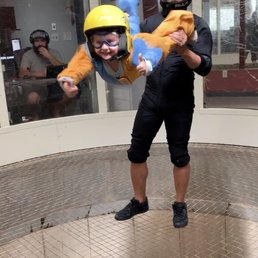 Our 3.5 yr old LOVING her skydive tunnel time!!! Our 3.5 yr old LOVING her skydive tunnel time!!!