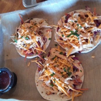 Lockport Brewery - Tacos are disappointing. Very thick flour tortilla "more like pita bread" and tacos served cold as well. Odd. - Breweries Near Me - Bolivar, Ohio Lockport Brewery - Tacos are disappointing. Very thick flour tortilla "more like pita bread" and tacos served cold as well. Odd. - Breweries Near Me - Bolivar, Ohio