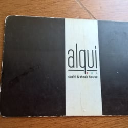 Alqui Sushi & Steak House - Cartão