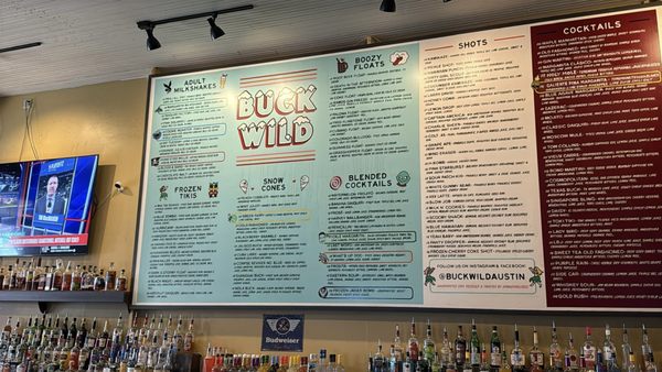 Menu photo 1 Buck Wild Austin, TX