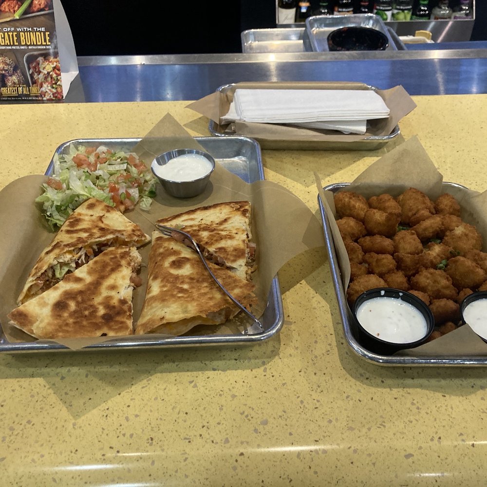 Buffalo Wild Wings - At the Bat , Chicken Quesadilla - American Near Me - Moundsville, West Virginia Buffalo Wild Wings - At the Bat , Chicken Quesadilla - American Near Me - Moundsville, West Virginia
