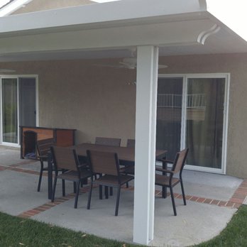 Patio Warehouse - Insulated patio cover with two ceiling fans and one outlet, all recently installed by Patio Warehouse. - Patio Coverings Near Me - Orange, California Patio Warehouse - Insulated patio cover with two ceiling fans and one outlet, all recently installed by Patio Warehouse. - Patio Coverings Near Me - Orange, California