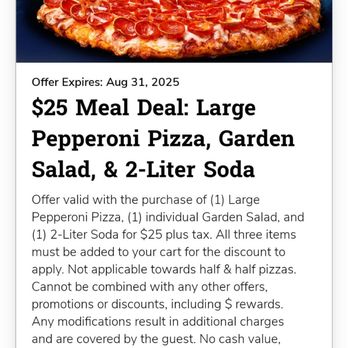 Mountain Mike's Pizza - My coupon they won't honor. - Pizza Near Me - Corona, California