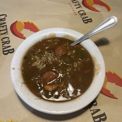 Crafty Crab - Gumbo with rice