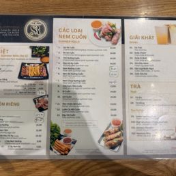 Menu Menu