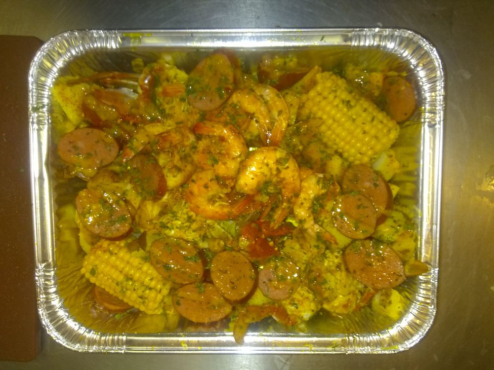 Food from T & D Mobile Flava Seafood