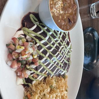 Black Agave - Smoked Brisket Enchiladas - Mexican Near Me - Farmers Branch, Texas