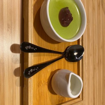 Kyuramen - Cherry Hill - Matcha Pudding with Red Bean - Ramen Near Me - Cherry Hill, New Jersey Kyuramen - Cherry Hill - Matcha Pudding with Red Bean - Ramen Near Me - Cherry Hill, New Jersey