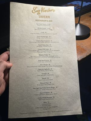 Menu photo 3 Sag Harbor Tavern Sag Harbor, NY Menu photo 3 Sag Harbor Tavern Sag Harbor, NY