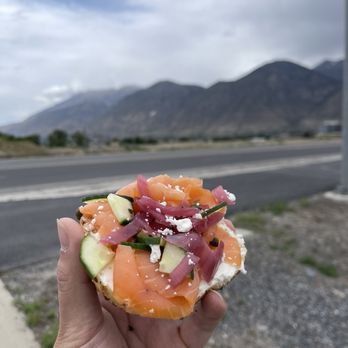 Peace on Earth Coffee - Lox Bagel - Coffee & Tea Near Me - Provo, Utah