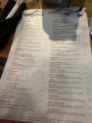 Menu photo 5 Arigatai Sushi North Miami, FL