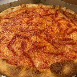 Lina's Pizza - Lina's Pizza is the bomb!! We ordered this pepperoni and a supreme (no picture, smelled so good wasn't able to take a picture)