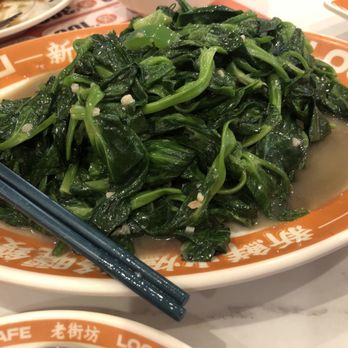 Local Cafe - pea sprout with bean curd paste with jalopeno - Chinese Near Me - Cupertino, California