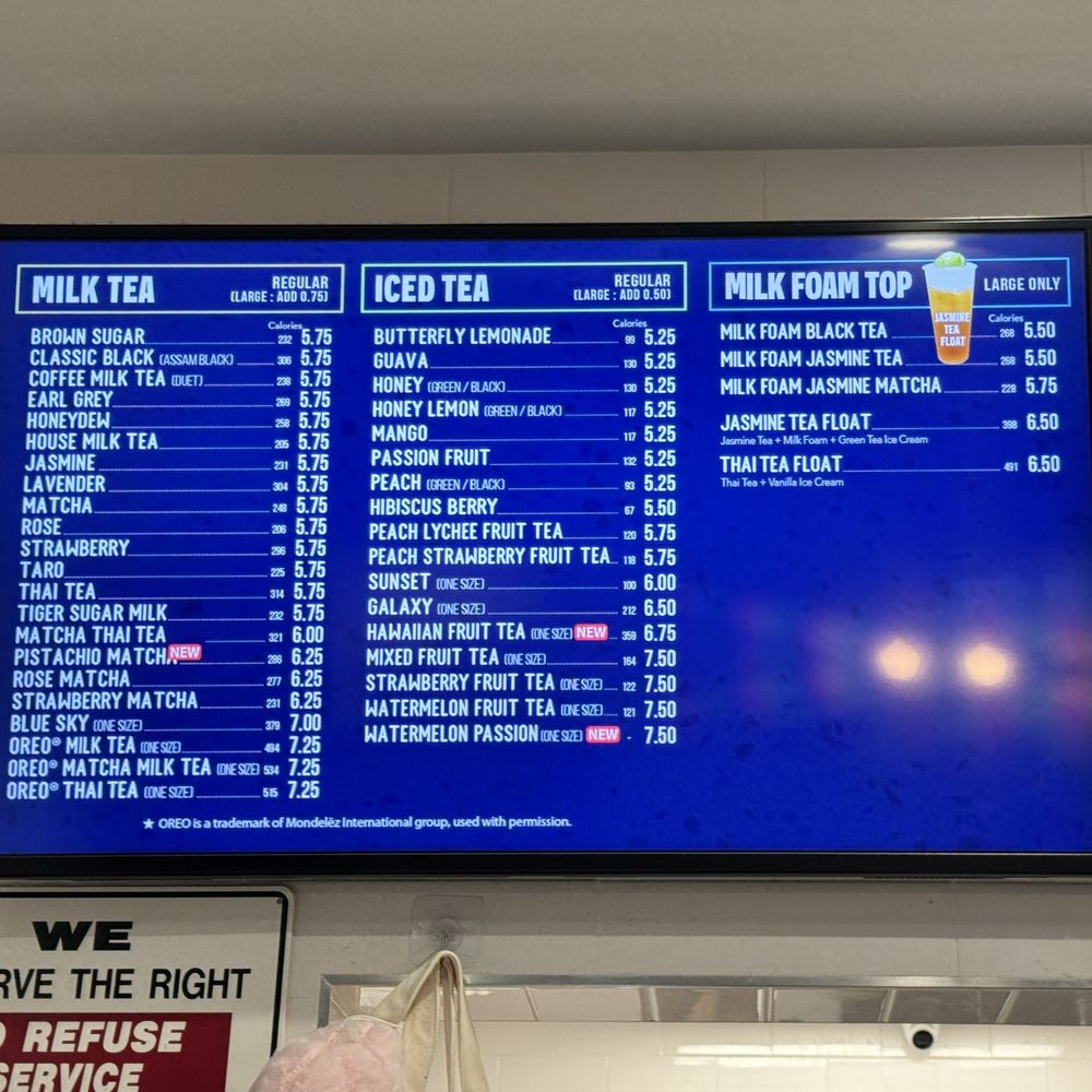 It's Boba Time - Rancho Cucamonga - Menu 9/29/24 - Bubble Tea Near Me - Rancho Cucamonga, California