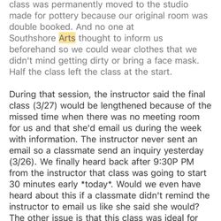 South Shore Arts - Read the full email here